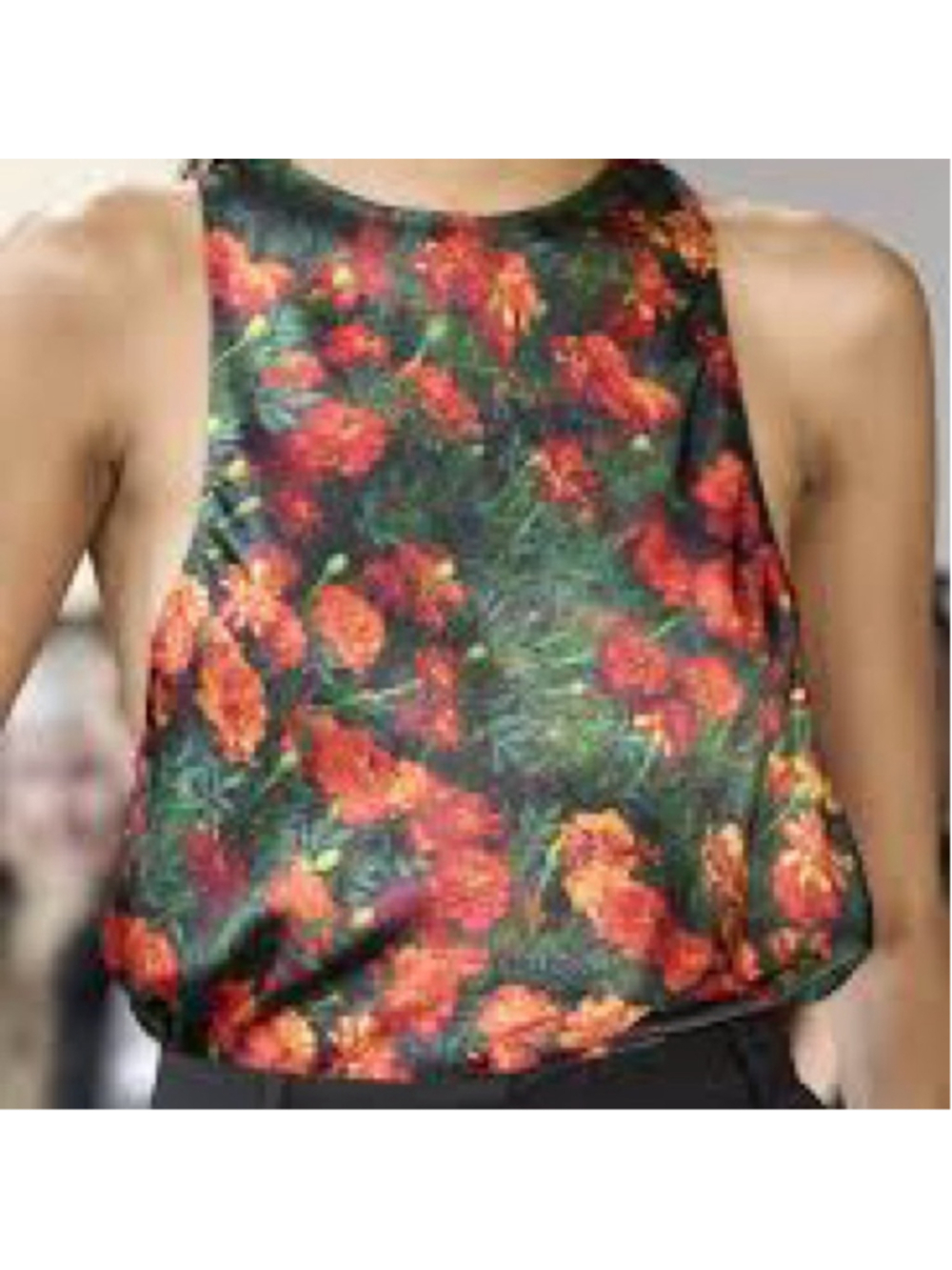 NWT Bevza Sz XS Marigold Floral Blouse
